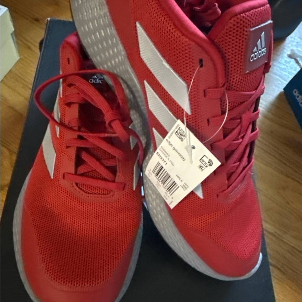 Adidas Red Athletic Shoes